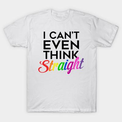 T Shirt Women I Cant Even Think Straight Black Text Harajuku Print Kawaii Tshirt Summer Short Sleeve Female T-Shirt Top Tee