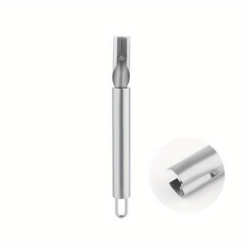 1 Stück Obst- und Gemüseschnitzmesser, Schnitzwerkzeug, Edelstahl-Schnitzmesser, Wassertropfenförmig Blütenblattförmig Gurke und Karotte