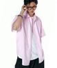 NODU Daily Oxford Oversized Shirt [Pink]