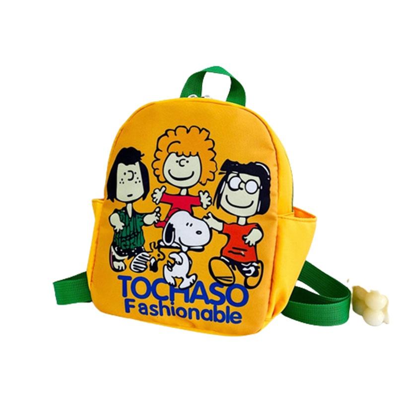 Cute Cartoon Print Nylon Children's Backpack For Boys And Girls Lightweight And Theft-proof