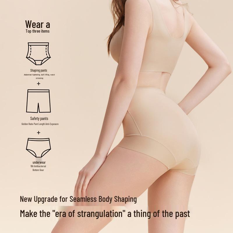 High-Waisted Tummy Control & Butt Lifting Pants for Women - Seamless Body Shaper, Postpartum Shaping, Strong Waist Cincher, Cross Bandage Underwear