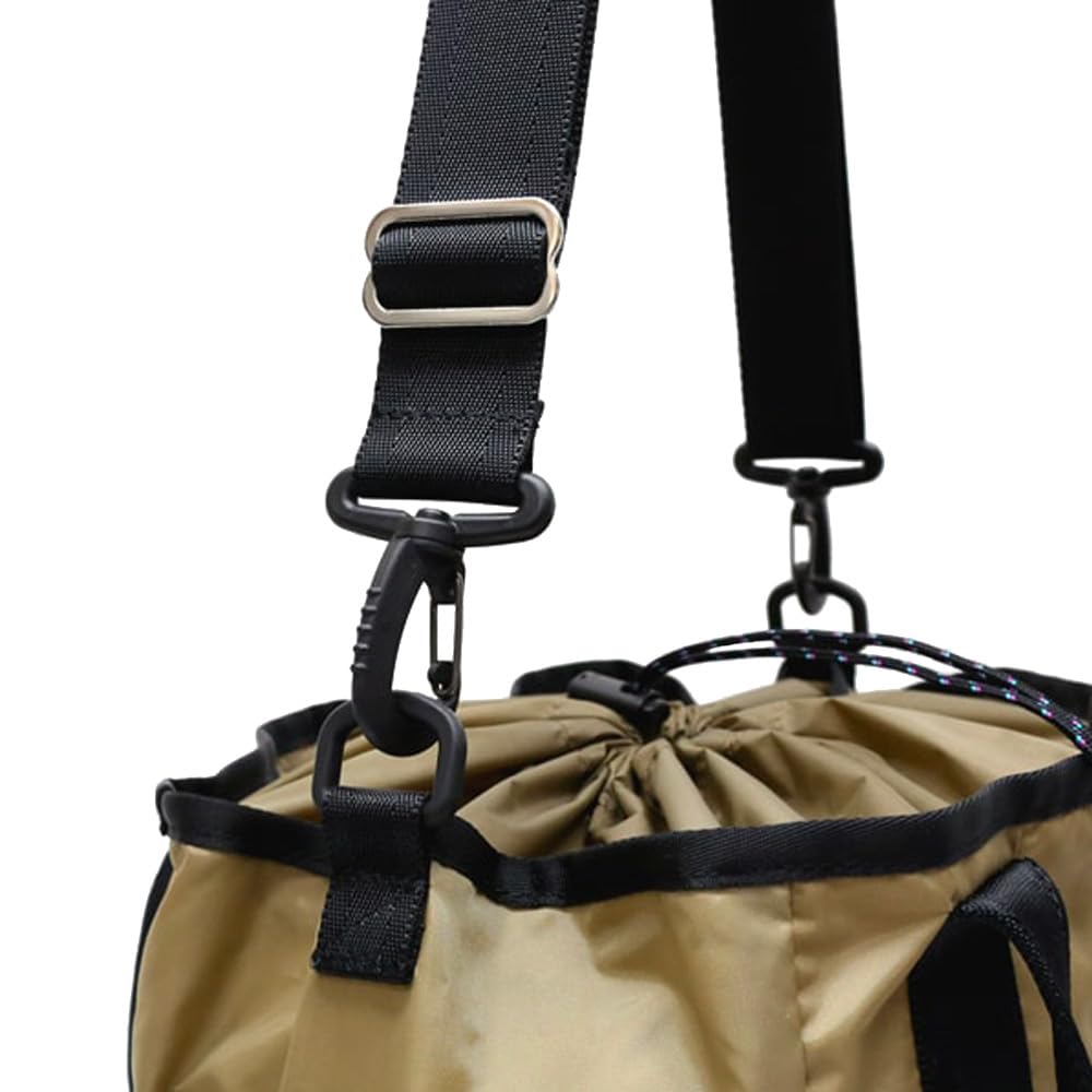 תיק עגלה/תיק יום לתינוק Fredrick Packers 210D Tipi Tote, תיק כתף, תיק טיפול בילדים, קל משקל, קיבולת גדולה, שרוך הידוק דו-כיווני, יוניסקס, שחור
