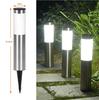 Cylindrical Garden Solar Light Dusk To Dawn Outdoor Waterproof Lights Lamp Cool White Warm White Solar Powered Garden Lighting