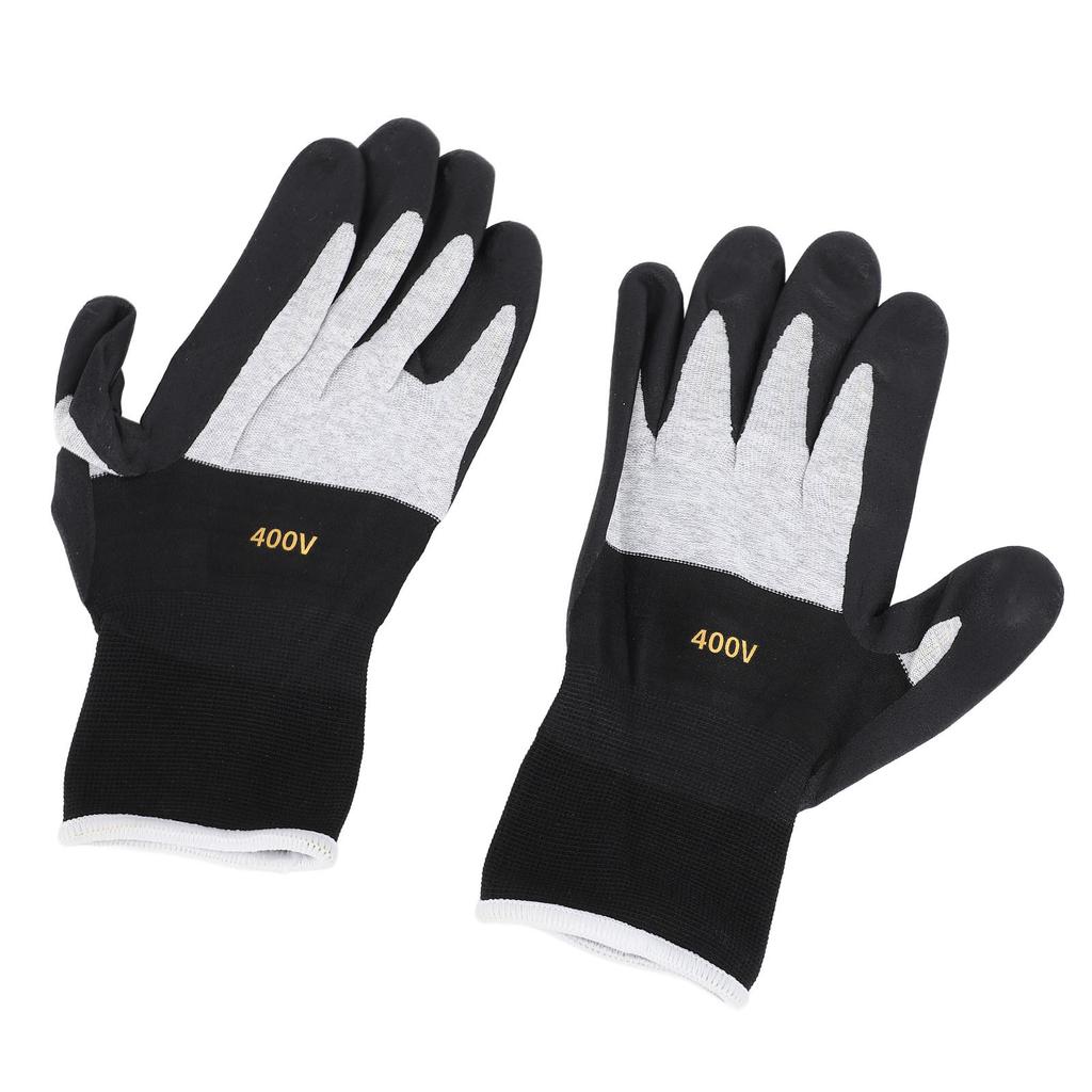 Isolierte Elektrikerhandschuhe Gummi Rutschfest 400V Spannungsfestigkeit Elektrikerhandschuhe für