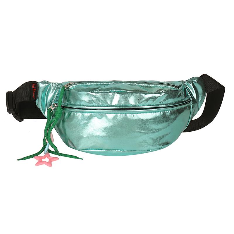 Prosta codzienna torba crossbody popularna torba na ramię popularna miękka wszechstronna monochromatyczna włóknina saszetki na biodra zamek błyskawiczny