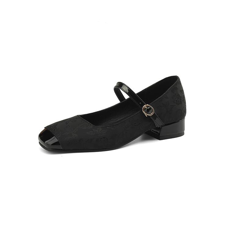 

Модная новая весенняя женская обувь, женские туфли-лодочки с квадратным носком, модная ретро-обувь Мэри Джейн для женщин, массивные низкие каблуки, женская обувь, размер 43 34