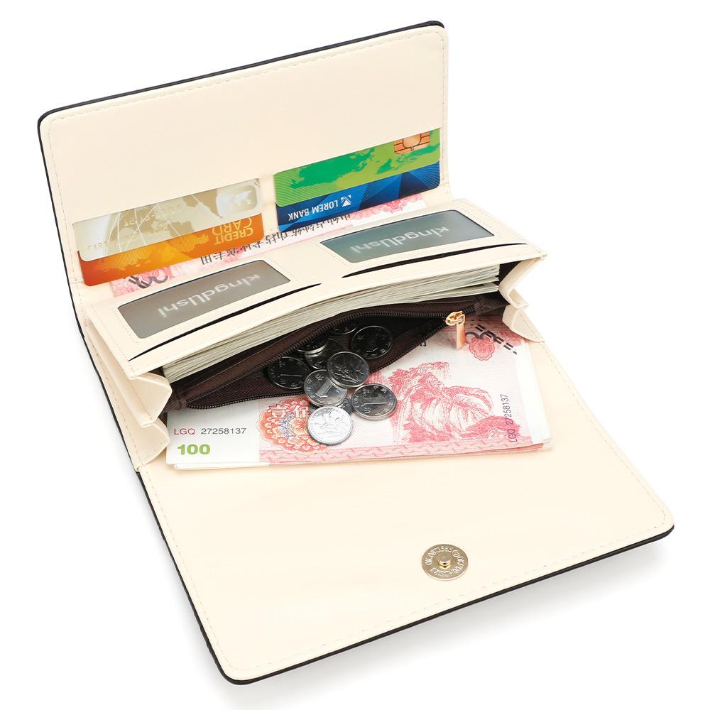 Women's Long Wallet Fashion Bank Card Storage Bag Large Capacity Clutch Bag Change Bag