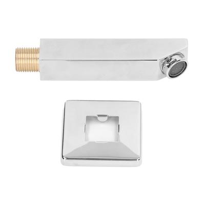 Bocca per Vasca in Ottone Connettore G1/2 Rettangolare Rubinetto per Vasca a Muro per Bagno