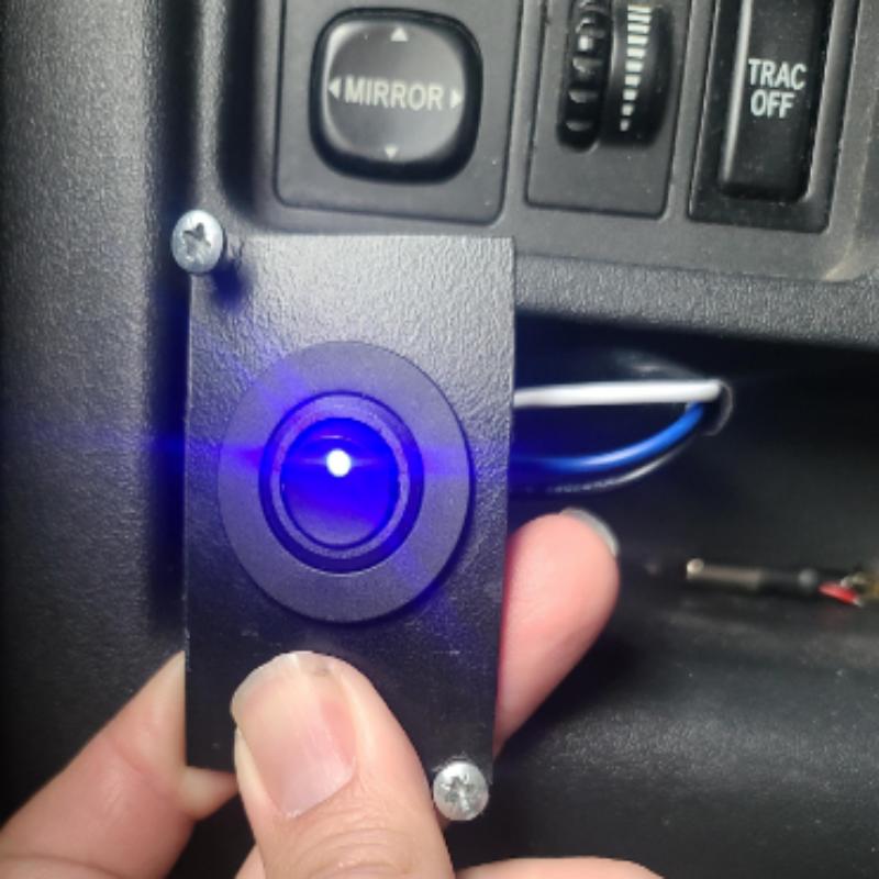 4/5/8/12pcs Rocker Toggle Switch 3Pins 12V 20A Wired Round LED Light Power On Off Switch SPST for Car Truck Vehicle