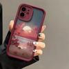 Moon Flower Sea is suitable for Apple 16ProMax mobile phone case iPhone15 anti-drop 14Pro all-inclusive 17Air beautiful