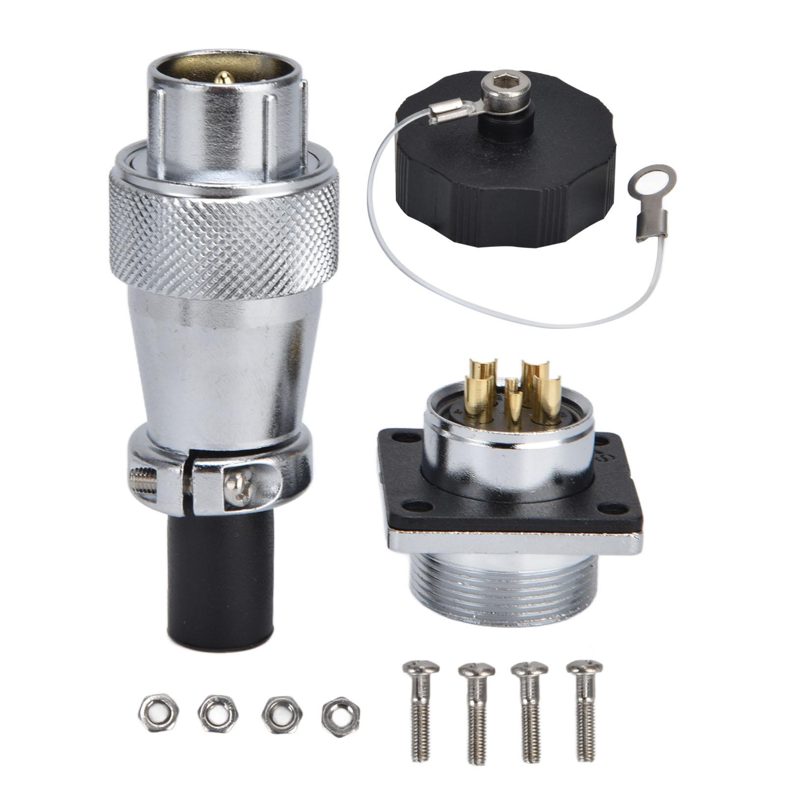 

6-контактний авіаційний роз єм, цинковий сплав, водонепроникний WS20, авіаційна вилка та розетка змінного струму 500 В