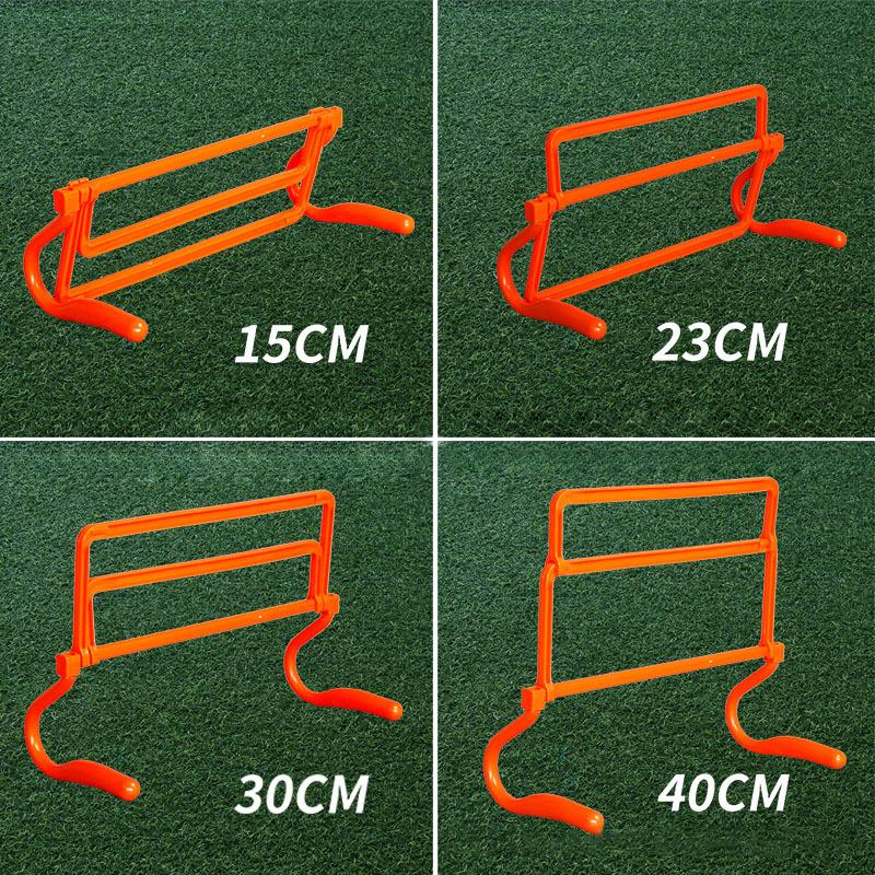 Ostacolo Pieghevole Attrezzatura Regolabile per Allenamento Calcio Pallone da Calcio Accessorio per Allenamento Agilità Telaio Rimovibile per Barriera da Calcio