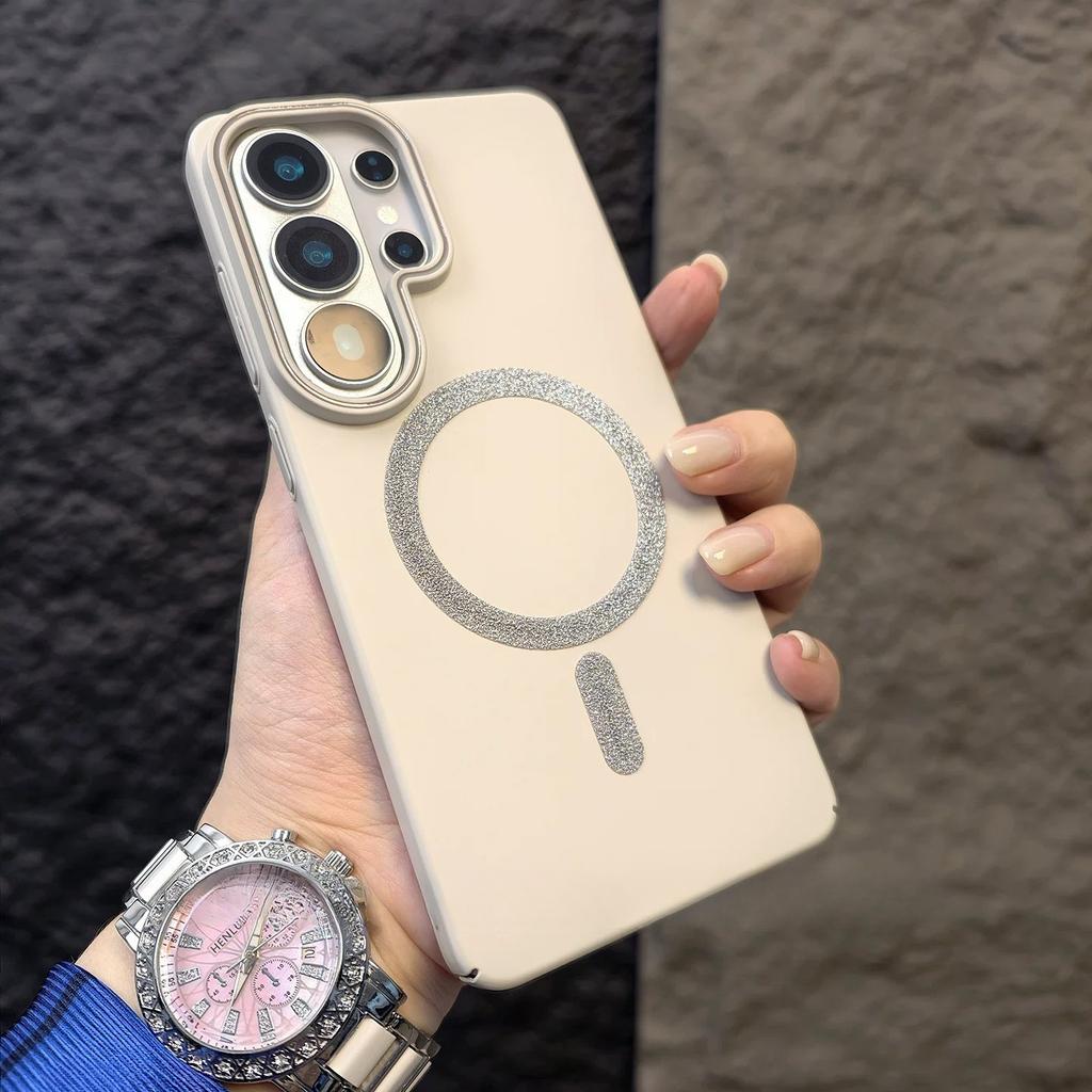 Case For Samsung Galaxy S26 Plus S26 Ultra Stylish Elegant Thin Anti-fingerprint Magnetic Cover For Galaxy S 26 Shockproof Funda