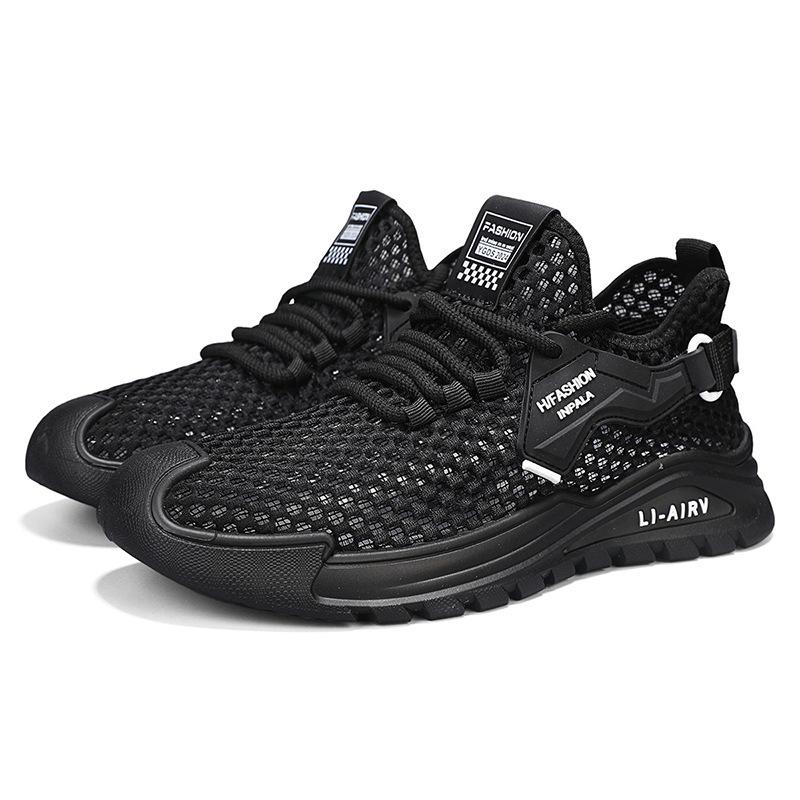 Men's shoes are breathable in summer 2 new hollowed-out large mesh thin casual mesh sports mesh shoes summer air-conditioned shoes