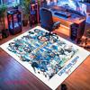 Olympique de Marseille Carpet Rug for Living Room Bedroom Home Sofa Decoration,Kids play Nonslip Floor Mat