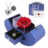 Apple Shape I Love You Necklace Romantic Jewelry Gift Box NEW Rose Flower Jewelry  Valentine's Day