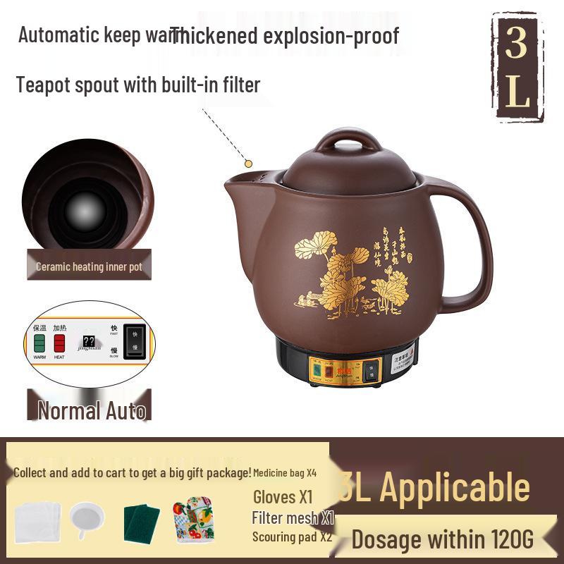 Automatic Zisha Electric Chinese Medicine Decoction Pot