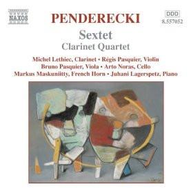

CD KRZYSZTOF PENDERECKI - MICHEL LETHI - Sextet/Clarinet Quartet 8557052 Naxos 2003 Europe Classical Used