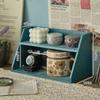 Zakka Wall-Mounted Wooden Desk Organizer - Multi-layer Retro Storage Rack