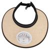 Fan Hat USB Rechargeable 300mah Elastic Band Angle Adjustable Extra Large Brim Fan Cap for Travel Beach Beige