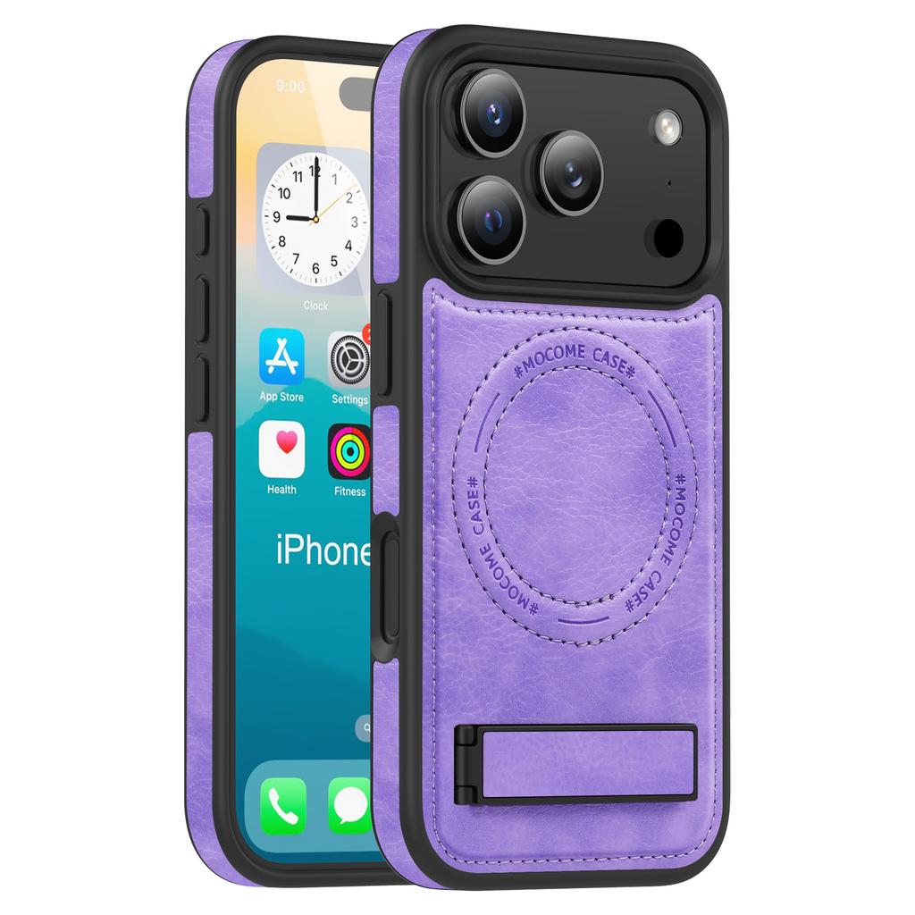 Per iPhone 11 12 13 14 15 16 17 Pro Ma/AIR 16E 16 15 Plus Custodia di Ricarica Wireless Custodia in Pelle per Telefono Cover Protettiva