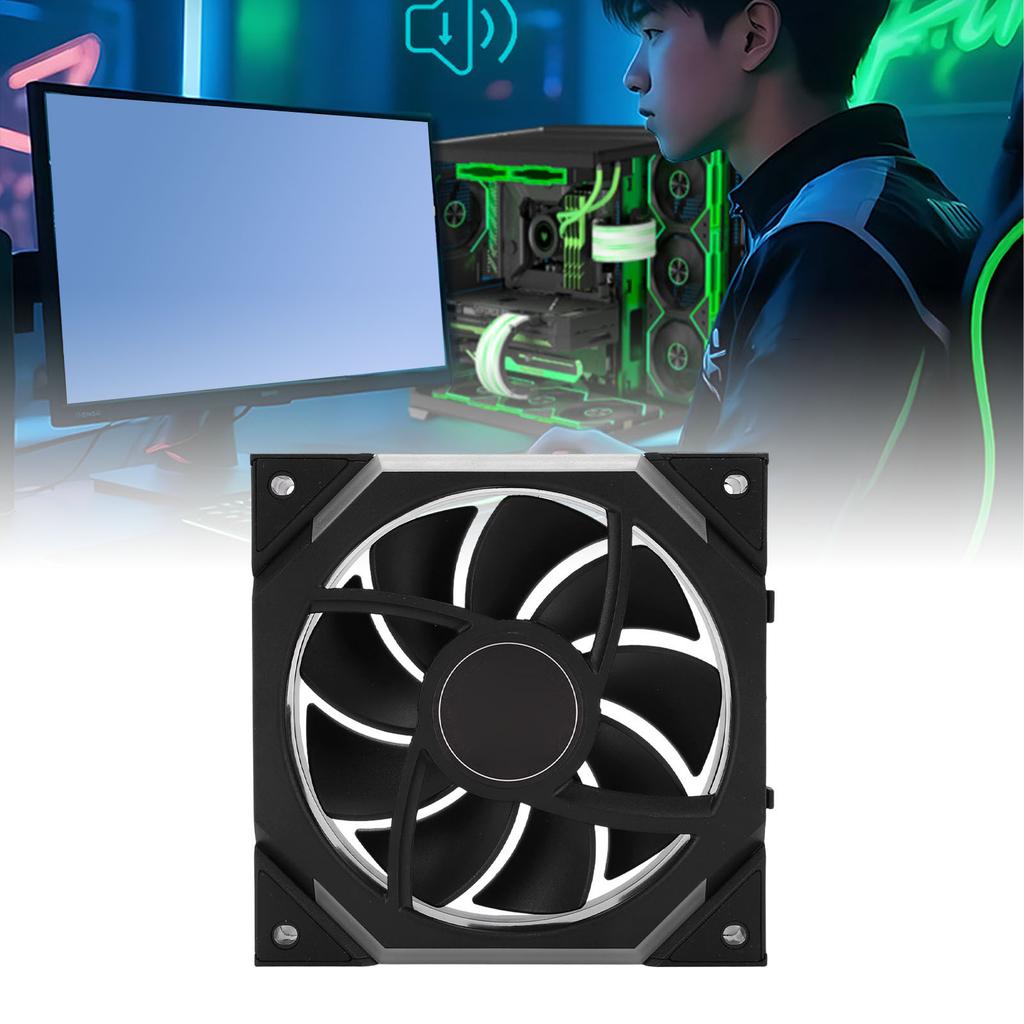 Computer Case Fan 120mm 800 To 1800RPM ARGB LED Light 4 Pin PWM CPU Cooler Fan for PC Cooling