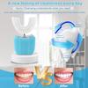 New design Toothbrush Teeth Whitening U Shape Type Toothbrush 360 Degree Silicone Automatic Electric Soft Toothbrush