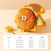 Pet Adorable Burger and French Fries Backpack Towing Rope Cat Vest Dog Chest Strap Designed for Walking Dog Rope Supplies