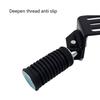 Anti Slip Motorcycle Foot Pegs Foldable Footrest Heavy Duty Iron Material Easy Installation For Various Bike Models 2pcs