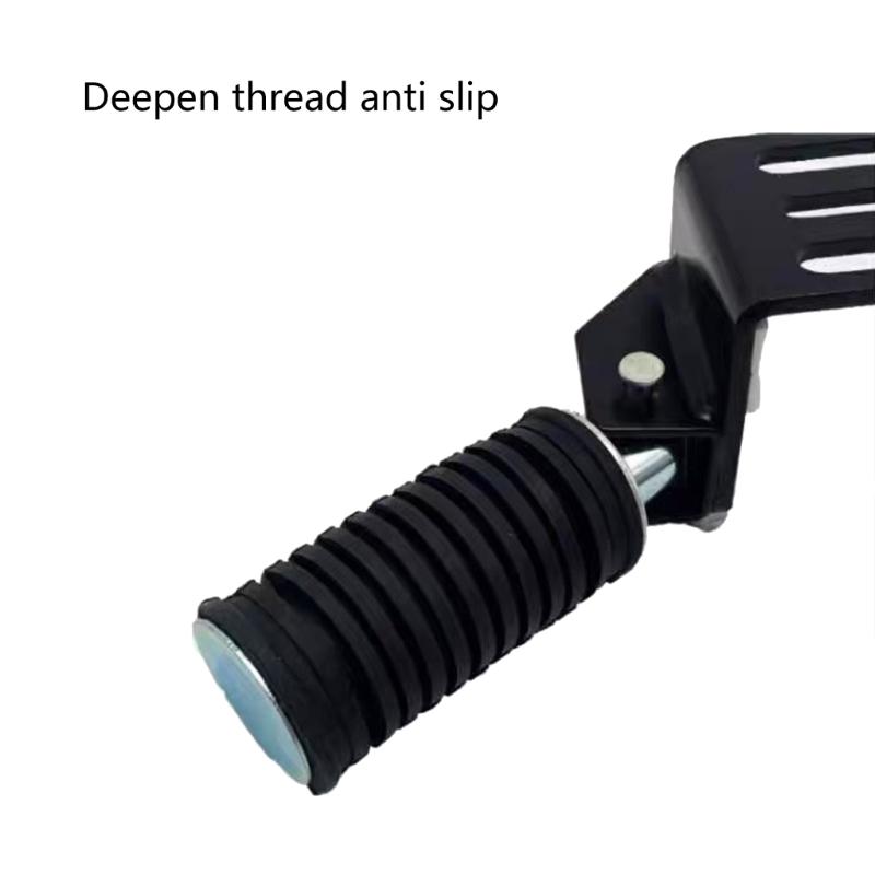Anti Slip Motorcycle Foot Pegs Foldable Footrest Heavy Duty Iron Material Easy Installation For Various Bike Models 2pcs