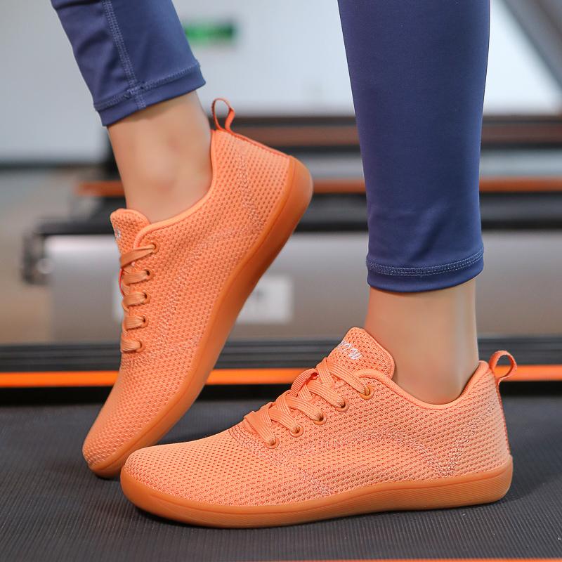 Schoenen met brede teen voor blootsvoets sporten, antislip cross-trainingsneakers, ademende minimalistische platte wandelschoenen
