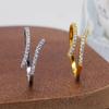 Zirconia Open Ring: Korean Style, Fashionable, Versatile, Women's Inlaid Zircon Ring.