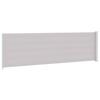 Vidaxl Retractable Side Awning for Terrace, 180 X 600 Cm, Grey