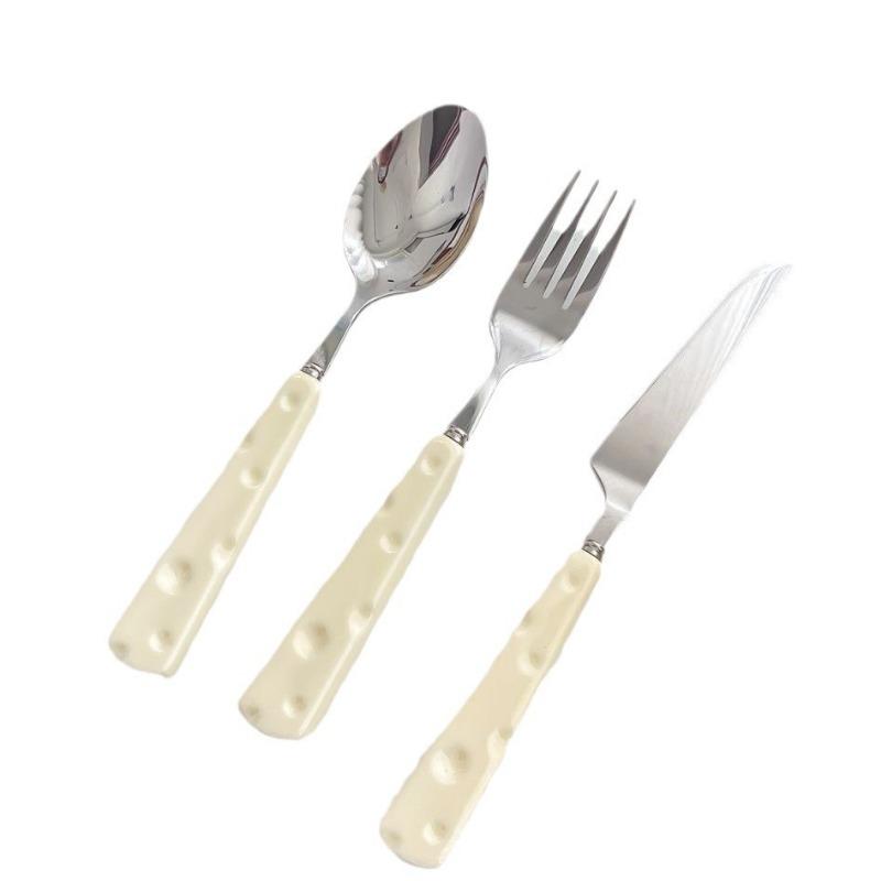 Carino e BelloFormaggioCucina Occidentale Coltelli Forchette CucchiainiCucchiaini da Dessert Coltelli e Forchette