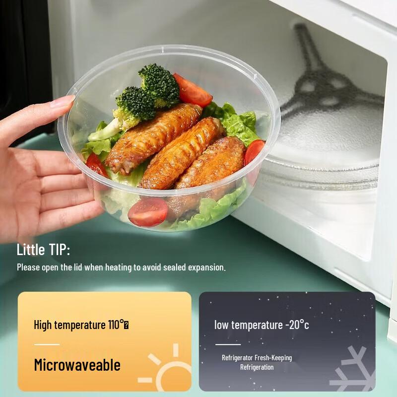 MARYYA Disposable Plastic Food Containers 750ml
