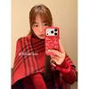 Positive red polka dot cartoon hello kt suitable for apple 17promax mobile phone case iphone16pro new