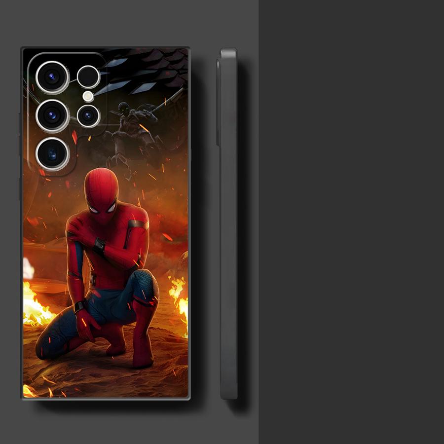 Marvel Spider Man Deadpool Case for Samsung Galaxy S26 S10 S9 S21 FE Note 20 Ultra 8 9 10 S20 S24 Plus S23 S25 Ultra Funda Phone