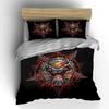 Skull Art Three-Piece Set Soft Comfortable Duvet Cover Bedding Set Included 1*Duvet Cover & 2*Pillowcases, Gift