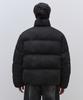 Musinsa Standard Daily Puffer Synthetic Suede Short Padded Jacket [Black]