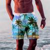 Men's Coconut Tree Graphic Prints Swimming Trunks Board Shorts Swim Shorts Mid Waist Hawaiian Boho Casual Daily