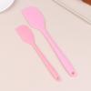 2Pcs Silicone Spatula Set Cake Butter Cream Spatula Kitchen Baking Mixing Tool Non Stick Scraper Chocolate Spreader Smoother