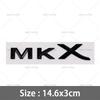 3D ABS 2.0H 3.0H Letter Stickers 2.0T 3.0T 2.3T 2.7T MKZ MKC MKX Embelm Badge Car Logo Rear Trunk Decal Auto Body Sticker