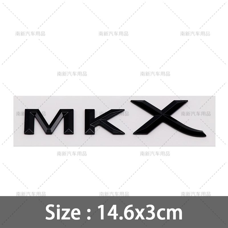 3D ABS 2.0H 3.0H Letter Stickers 2.0T 3.0T 2.3T 2.7T MKZ MKC MKX Embelm Badge Car Logo Rear Trunk Decal Auto Body Sticker