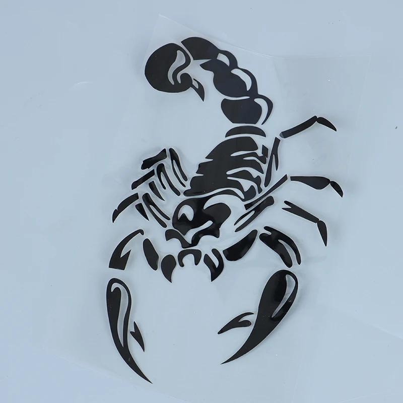 

Personality Scorpion Car Sticker And Decals Reflective Laser Car Styling 3D Stickers Waterproof Sunscreen чорний