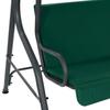 vidaXL Hollywoodschaukel Grün 170×110×153 cm Stoff