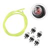 Whipper Snipper Brushcutter Chainsaws Primer Bulbs Fuel Line 5mm Outer Diameter 5pcs Plastic 2.5mm Inner Diameter