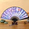 Folding Fan In Ancient Style for Boys, Dragon Design, Student Style, Bold Black Double-Sided Summer Plastic Fan, New Model