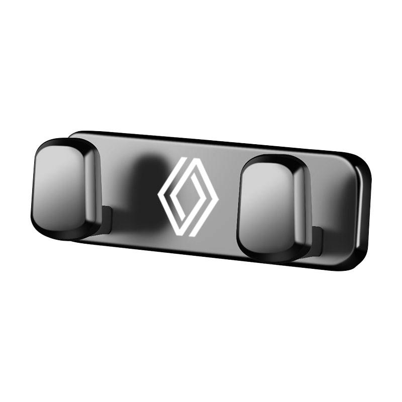 Innenaufkleber 1 Stück Auto Metall Aufbewahrungshaken Organizer Innen für Renault Clio Megane Kadjar Fluence Scenic Captur QM6 ZOE Ko