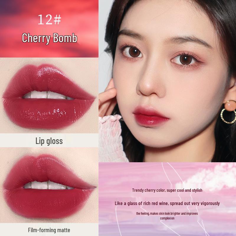 

Makeup NOVO5465 Feather Light Velvet Mist Lip Glaze - Soft, Moisturizing, Student-Friendly Lipstick