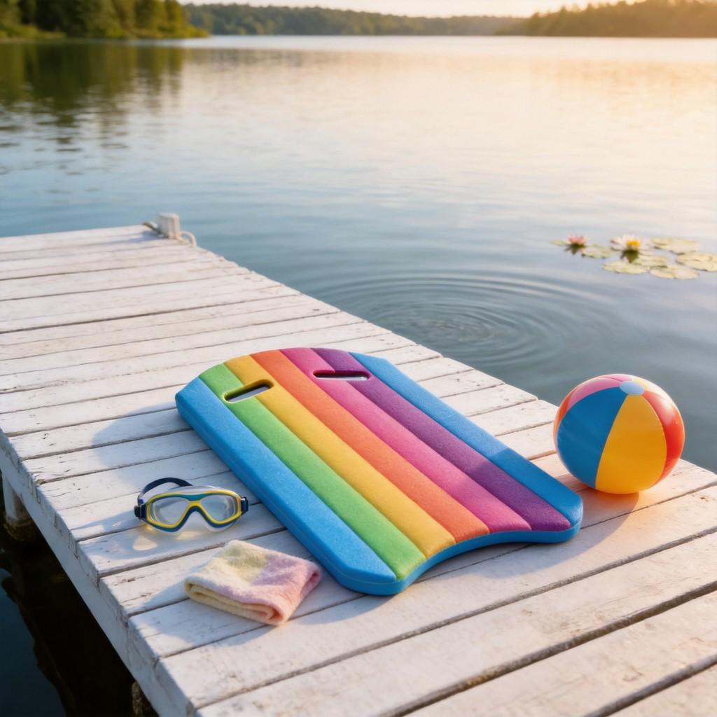 Kids Water Floatation Board With Pvc Material For Swimming Training And Pool Play